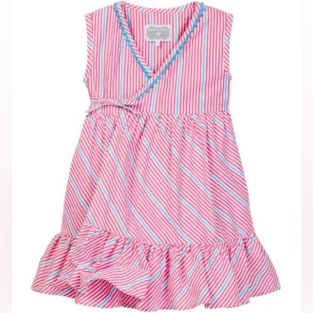 Rockin’ Baby Multi Stripe Wrap Dress Sz 4/5yrs